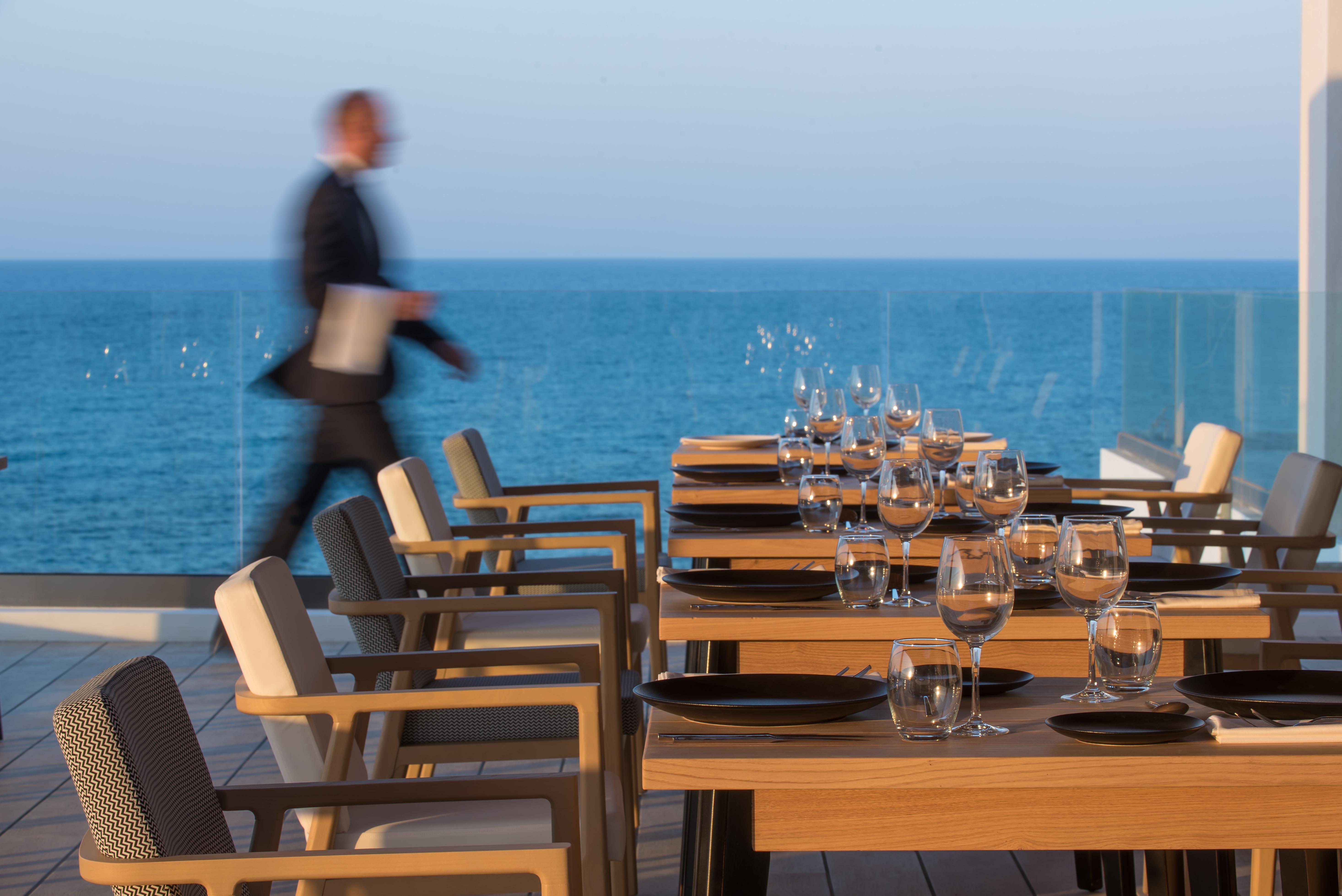 Abaton Island Resort & Spa Hersonissos  Exterior photo A restaurant at the hotel