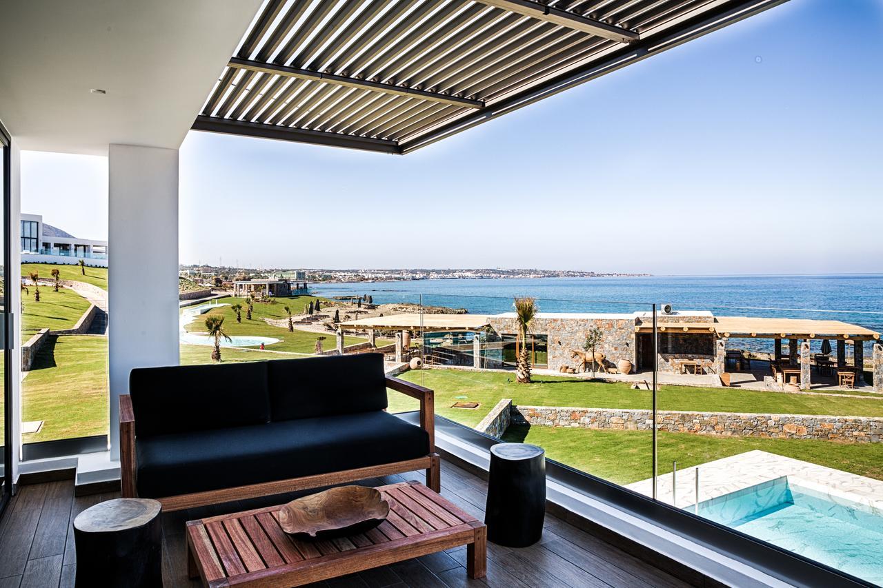 Abaton Island Resort & Spa Hersonissos  Exterior photo The view from a suite at the hotel